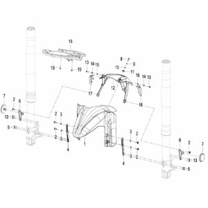 ÖN ÇAMURLUK BAĞLANTI DEMİRİ 4'LÜ TAKIM (TRK502X)